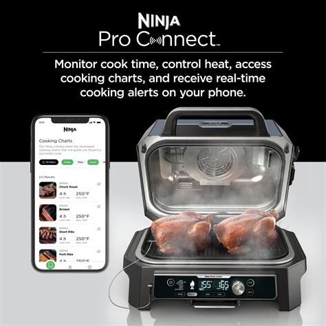 Ninja Woodfire ProConnect XL Outdoor 7 In 1 Grill Smoker App Enabled