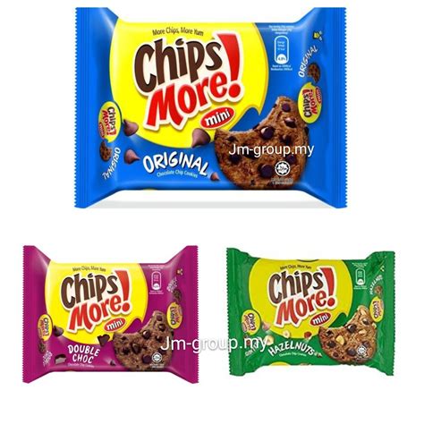 Chipsmore Mini Chocolate Chip Cookies G Original Double Chocolate