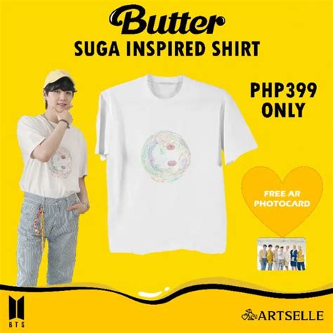 BTS SUGA BUTTER INSPIRED KPOP SHIRT BY ARTSELLE | Lazada PH