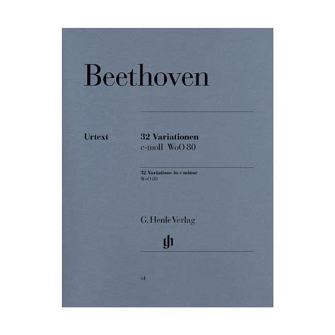 Beethoven Variations C Minor Woo Piano Solo Nylund Son