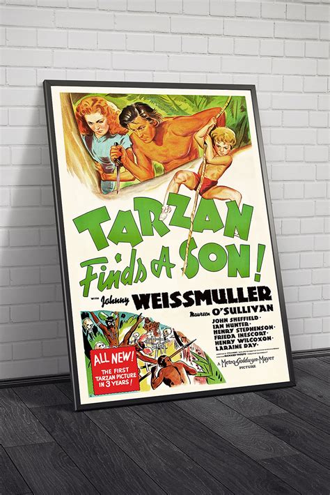 Tarzan Finds a Son 1939 II Movie Poster Framed | eBay