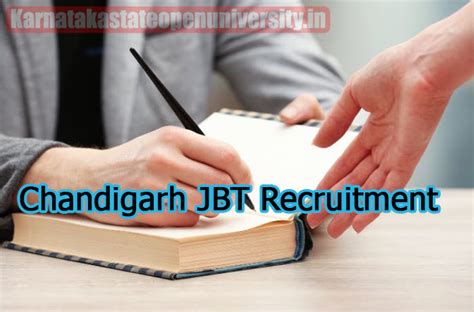 Chandigarh Jbt Recruitment Shortly Apply Now For Primary