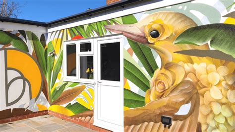 Tribute To Nature And Community Through Mural Art B Hive Living