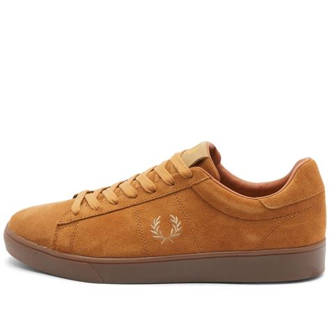 Fred Perry Authentic Spencer Suede Sneaker Ginger End