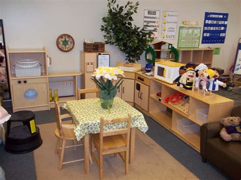 Dramatic Play Area I Like The Angled Shelving And Plant In The Corner Dramatic Play Area