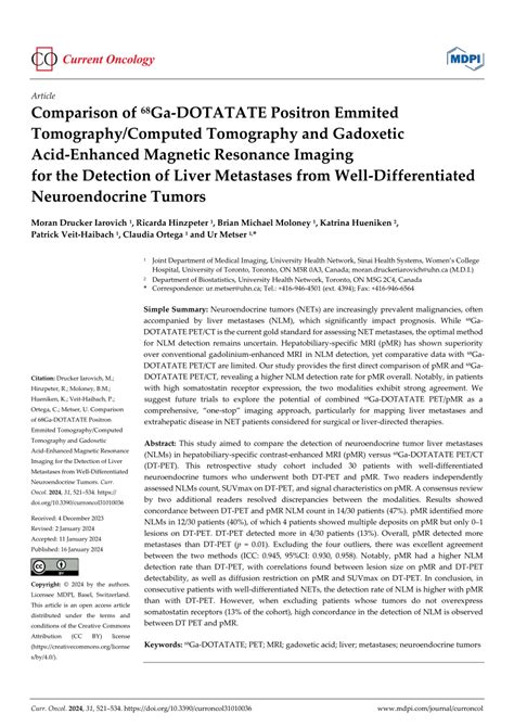 PDF Comparison Of 68Ga DOTATATE Positron Emmited Tomography Computed