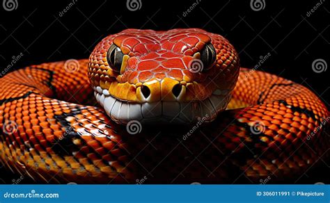 Corn Snake Basking In Dappled Sunlight Stock Image CartoonDealer