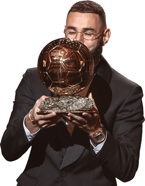 Karim Benzema Ballon d’Or 2022 Awards football render - FootyRenders