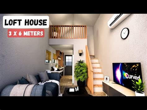 Loft House Design Sqm X Meters Tiny Design With Bedrooms