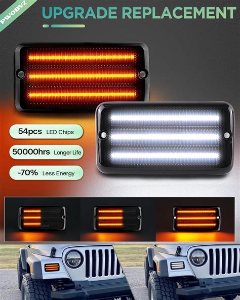 Switchback Luces Led De Se Al De Giro Para Jeep Wrangler Tj