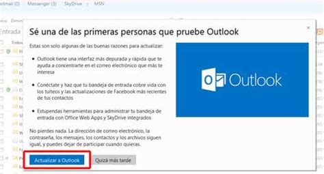 C Mo Actualizar Hotmail Al Nuevo Correo Outlook