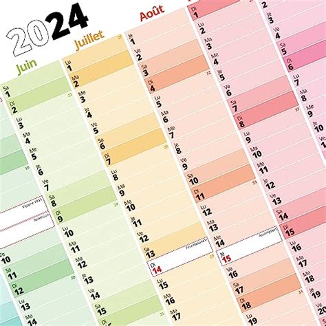 Packlist Calendrier Muraux Mural En Fran Ais A X Cm Grand