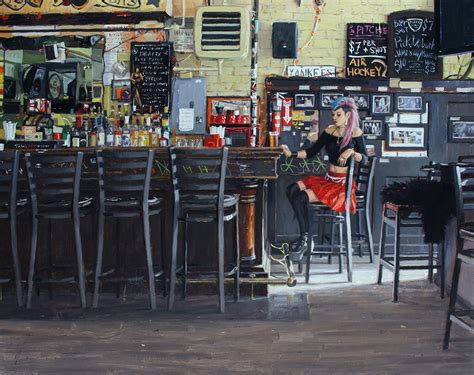 East Village Bar By Vincent Giarrano Susan Powell Fine Art