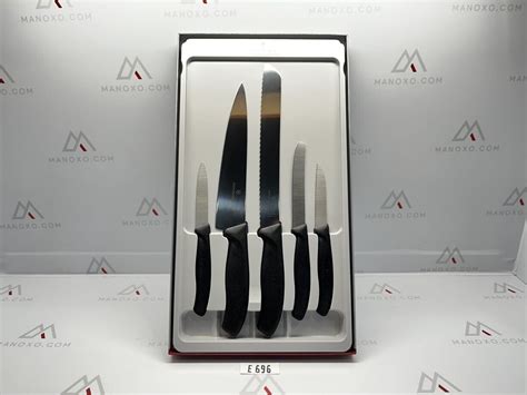 Victorinox Swiss Classic Kitchen Knife Set Pieces Black Multiple Vic