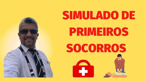 SIMULADO de Primeiros Socorros correção de exercício YouTube