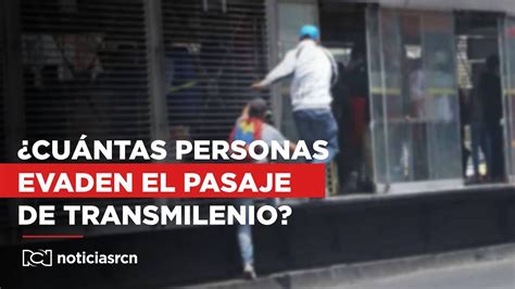 En Un Minuto Y Medio Cerca De 19 Personas Evaden El Pago Del Pasaje De Transmilenio Youtube