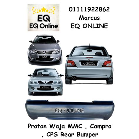 Proton Waja Mmc Campro Cps Rear Bumper Pp Plastic Malaysia Bumper