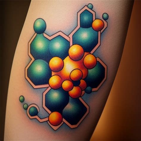 52 Molecule Tattoo Ideas - TattooClue.com