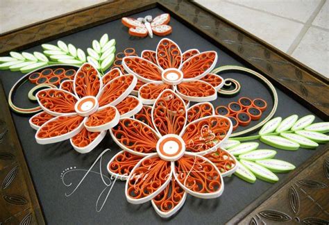 Ayani Art Orange Quilling Quilling Quilling Designs Paper Quilling