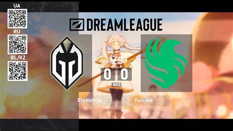 Gaimin Gladiators Vs Team Falcons DreamLeague Season 22 Group