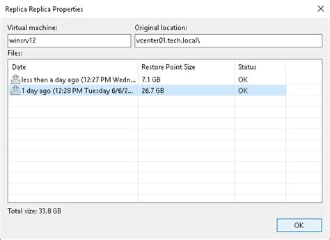 Viewing Replica Properties User Guide For VMware VSphere