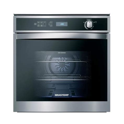 Forno de Embutir Brastemp a Gás BOH84AR 78 Litros Inox 220V Forno de