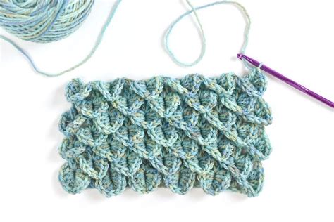 Crochet Crocodile Stitch Tutorial