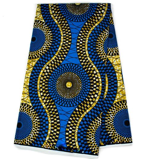 African Fabric Per Yard Blue Ankara Fabric Wp1316b Tess World Designs Llc