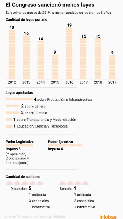 En Los Primeros Seis Meses De 2019 Y Al Compás Del Año Electoral El Congreso Sancionó La Menor