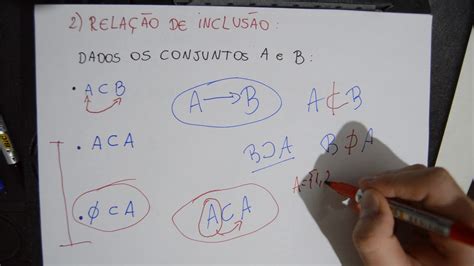 Relação De Inclusão - Aula 3 - Conjuntos: Subconjuntos e Relação de Inclusão - YouTube