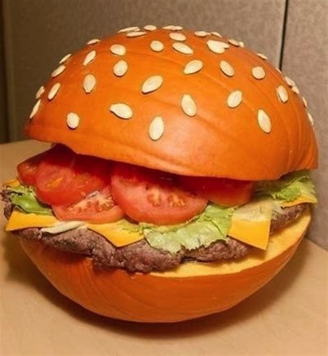 Burger Pumpkin Decoration | Creative Ads and more…