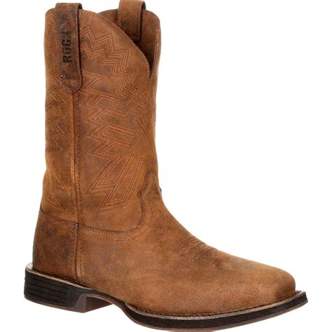 Rocky Renegade: Steel Toe Waterproof Western Boot, #RKW0225