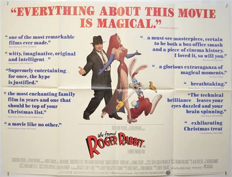 Who Framed Roger Rabbit 1988 One Sheet Poster Ubicaciondepersonas