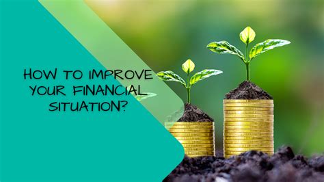 How To Improve Your Financial Situation Finance Protege