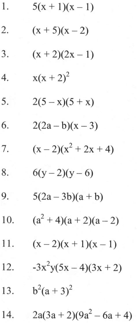 Factoring_Polynomials - Worksheets Library