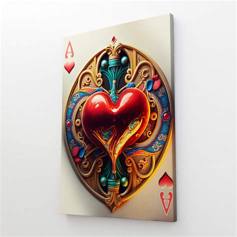 Ace of Hearts Wall Art | MusaArtGallery™