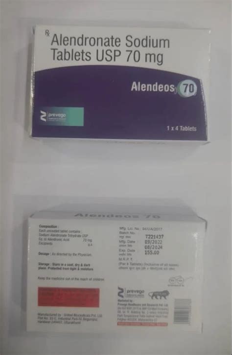 Alendronate Alendeos Tab 70 Mg At Rs 155stripe In Nagpur Id