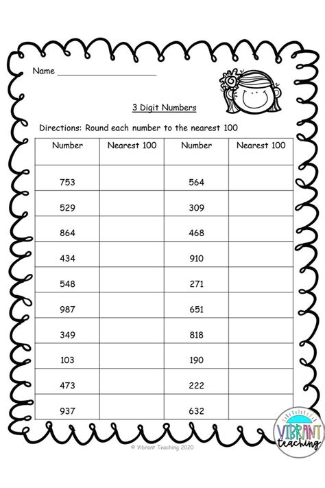 Rounding Printable Worksheets Common Core Worksheets