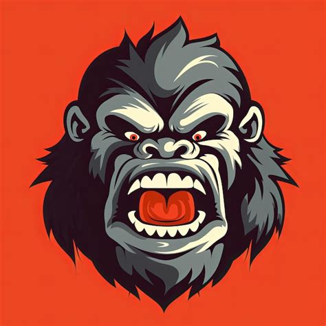 Premium Photo Vector Of Gorilla Mascot Logo Design