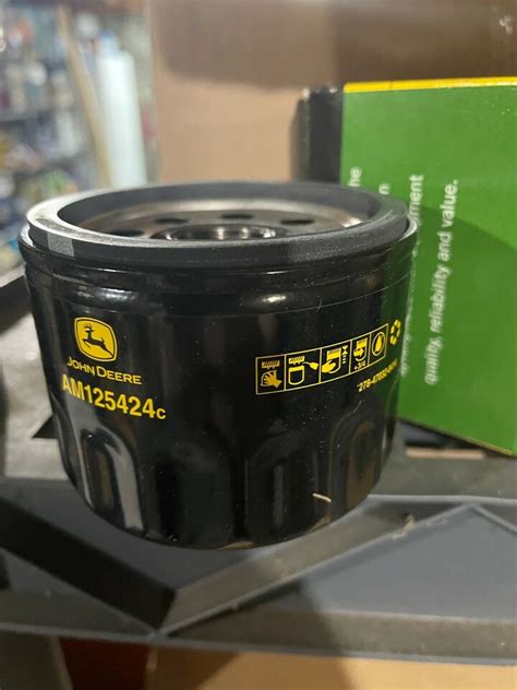 John Deere Original Equipment Oil Filter Am125424 759936078675 Ebay