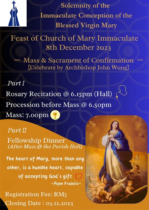 Solemnity Of The Immaculate Conception Of The Blessed Virgin Mary