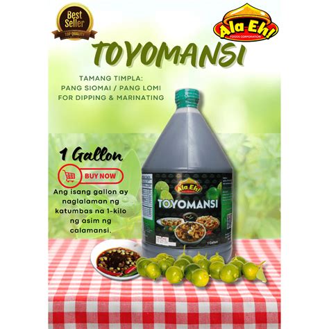 Soy Sauce Toyo Mansi Ala Eh Gallon Shopee Philippines