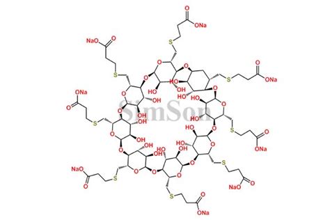 Sugammadex Mono Thio Acrylic Acid Impurity Cas No Na Simson Pharma