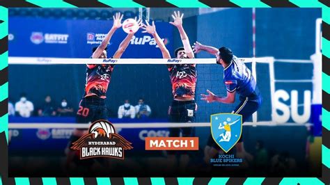 Hyderabad Black Hawks Vs Kochi Blue Spikers S1 Rupay Prime