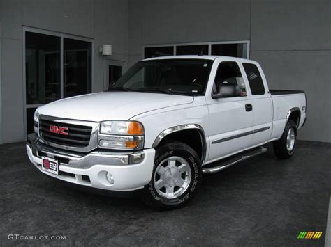 2005 Summit White GMC Sierra 1500 SLT Extended Cab 4x4 15193564 Photo