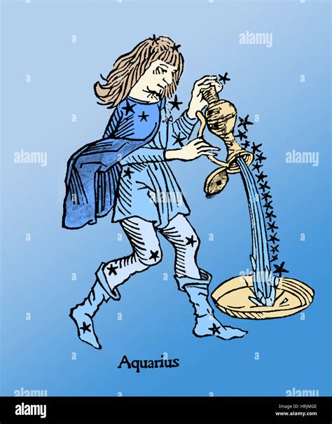 Aquarius Water Bearer Stock Photo - Alamy