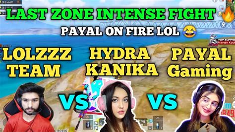 Bi Team Vs Payal Gaming Vs Hydra Kanika Full Intense Fight In Ve Scrims