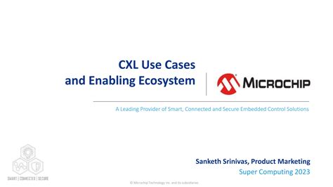 Microchip Cxl Use Cases And Enabling Ecosystem Ppt