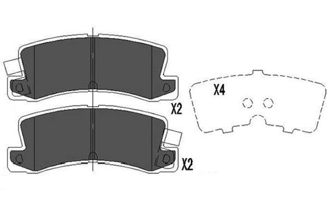 Brake Pad Rear Technics Auto Ltd