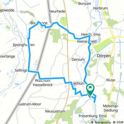 Radwege Und Routen In Und Um Sustrum Bikemap Deine Radrouten